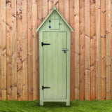 Wooden Garden Shed - Green