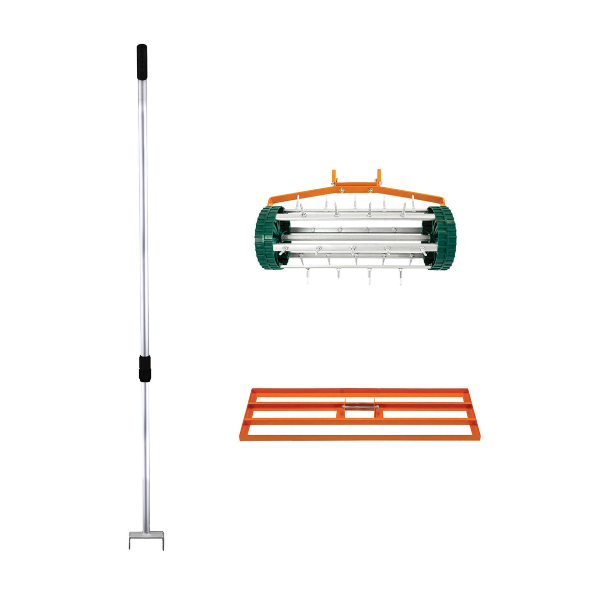 100cm Lawn Leveller & Aerator – Orange