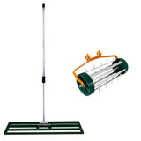 100cm Lawn Leveller & Aerator – Green