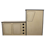 11sqm Smoke Grey Van Lining & Glue With Camper Kitchen