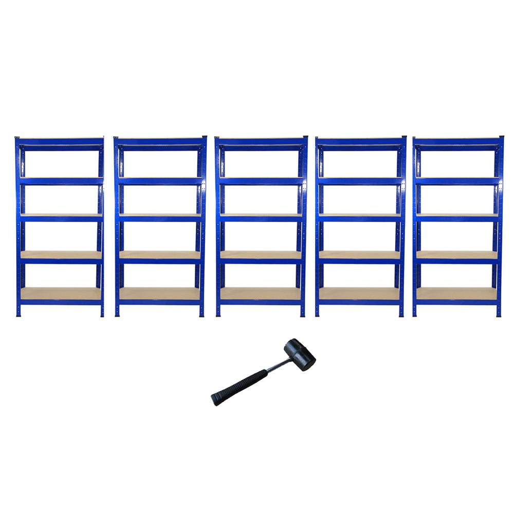 Garage Racking Bundle - Space Saver - Boltless 5Tier Garage Shelves Shelving Racking Organiser