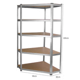 Galwix 90cm Racking Bundle: Corner Shelving and 2 Garage Racking Bays