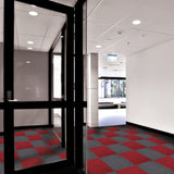 20 x Carpet Tiles 5m2 / Scarlet Red