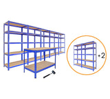 Garage Racking - Junk Eater Bundle - Boltless 5 Tier Garage Shelves