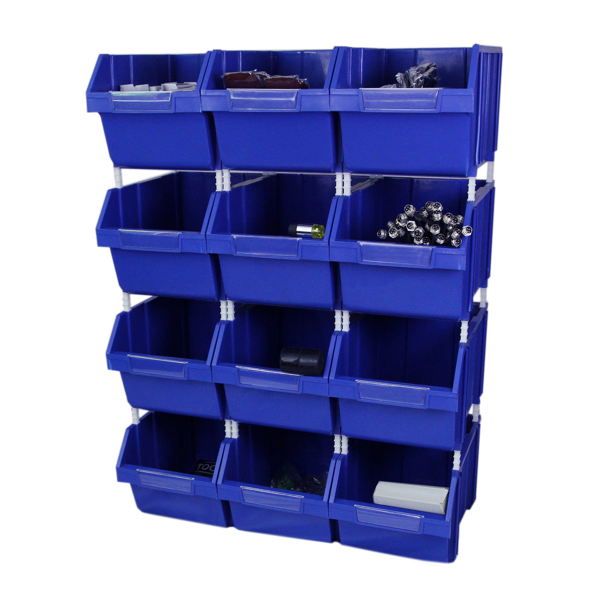 T-RAX Blue 90cm with 12 x Storage Quick Pick Bins