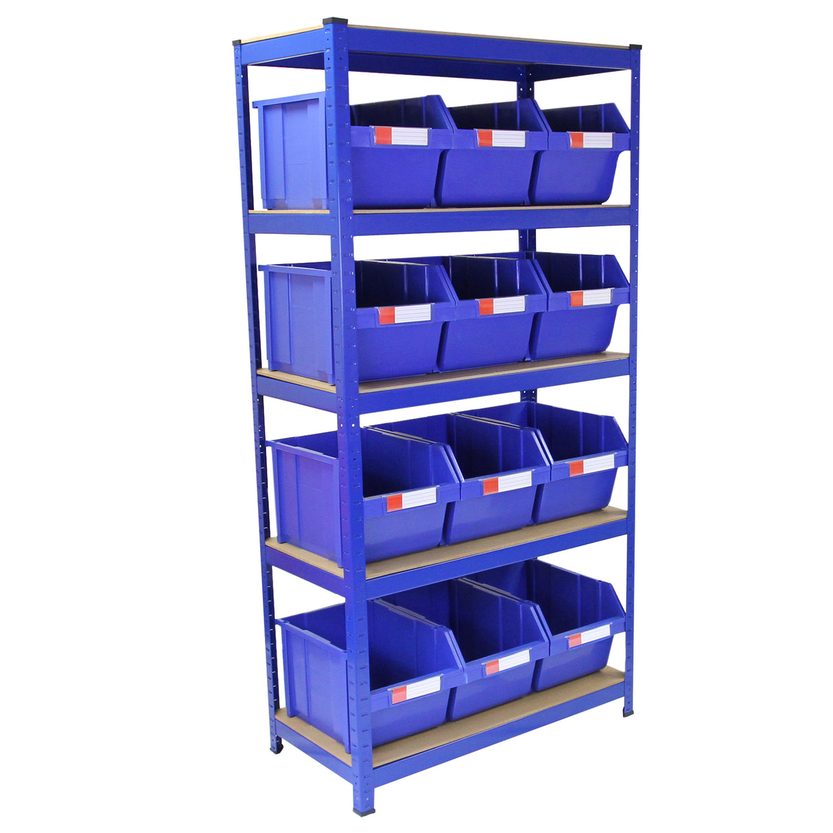 T-RAX Blue 90cm with 12 x Storage Quick Pick Bins