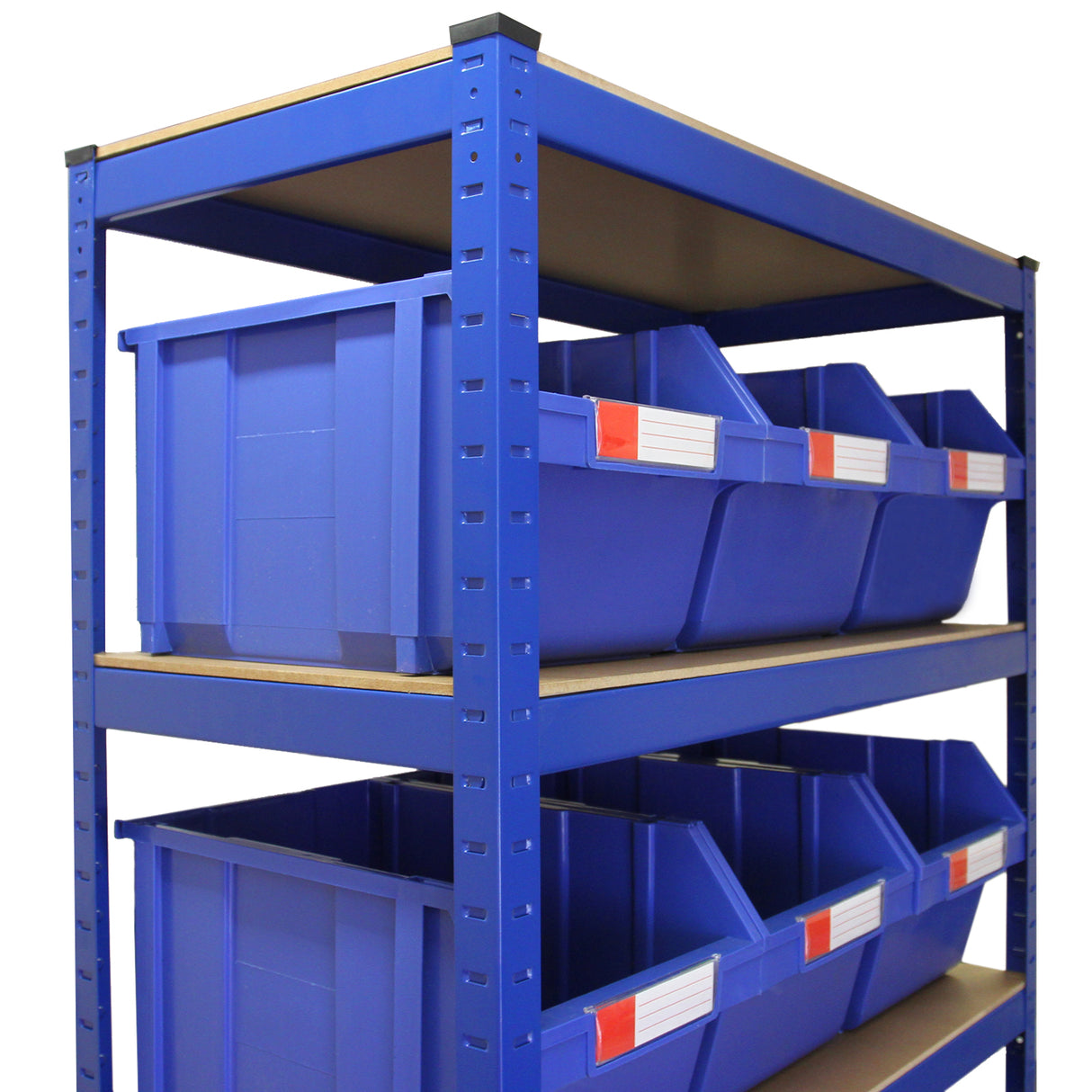 T-RAX Blue 90cm with 12 x Storage Quick Pick Bins