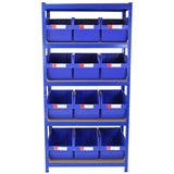 T-RAX Blue 90cm with 12 x Storage Quick Pick Bins