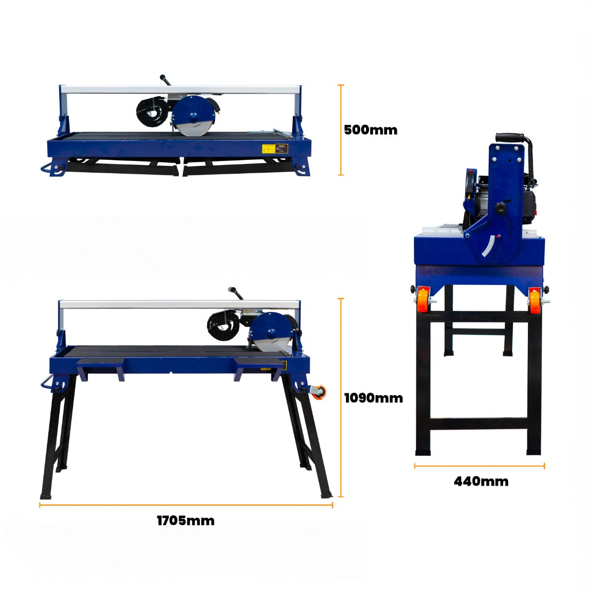 T-Mech Wet Tile Cutter Bench - 1200mm / 1400W