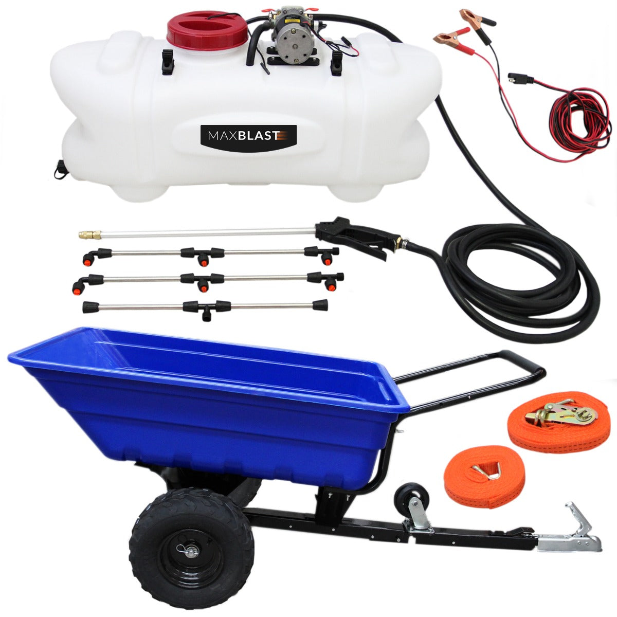 Off Road ATV Trailer and 60 Ltr Sprayer Bundle