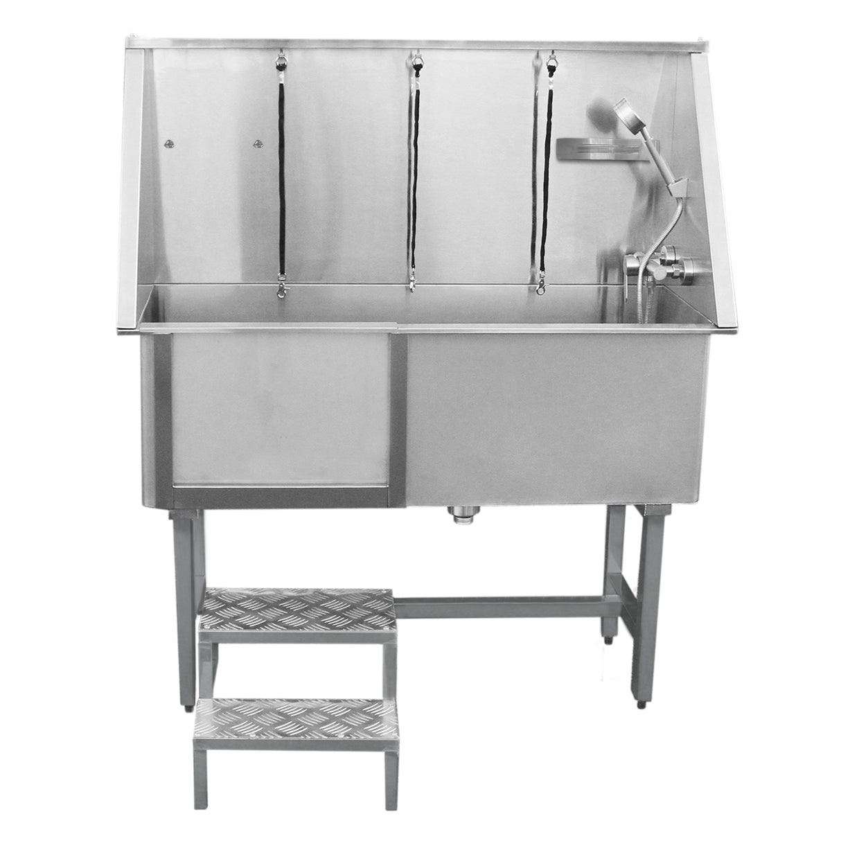 Pet Dog Bath Steel Tub Washing Station 400mm