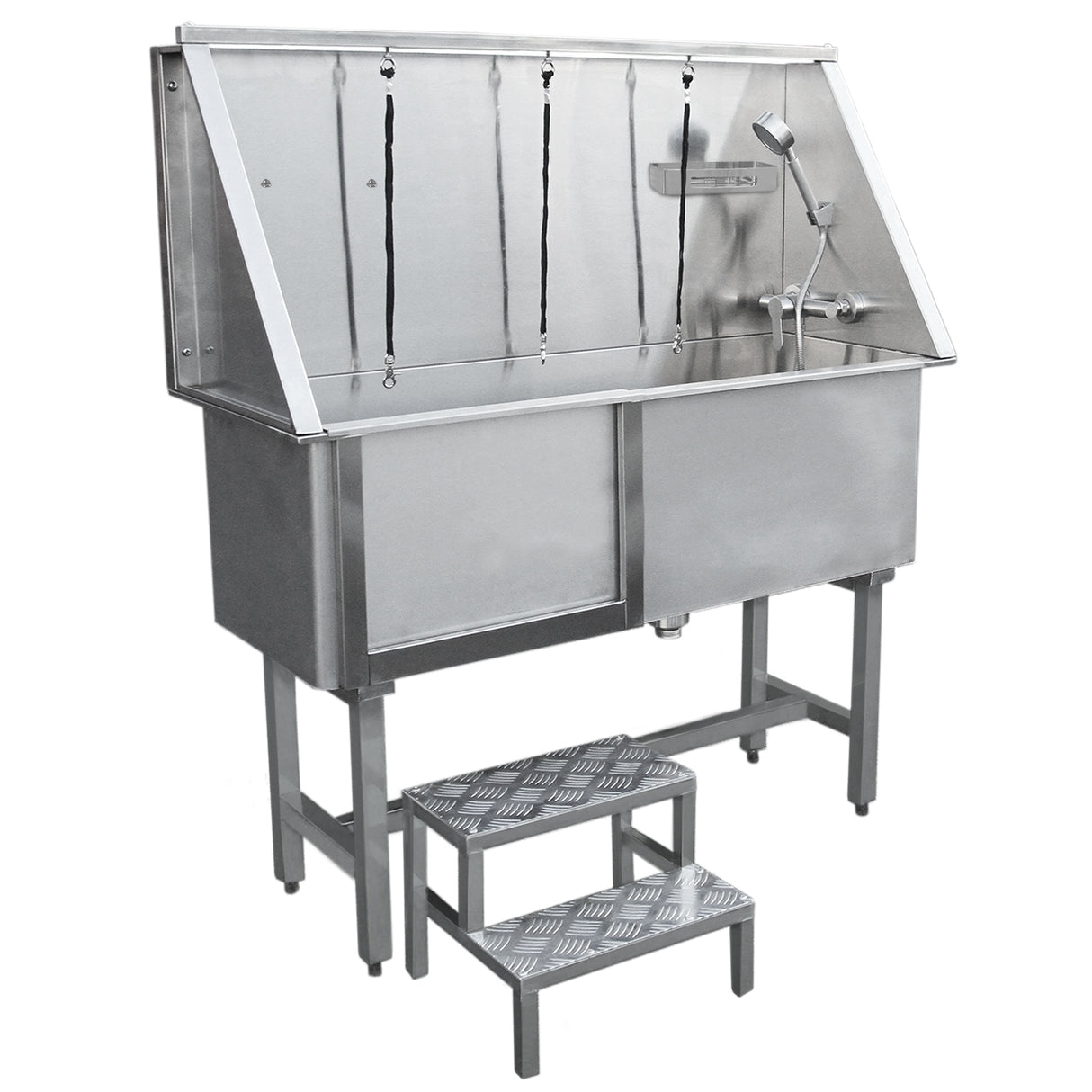 Pet Dog Bath Steel Tub Washing Station 400mm