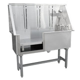 Pet Dog Bath Steel Tub Washing Station 400mm