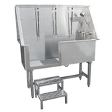 Pet Dog Bath Steel Tub Washing Station 400mm