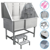 Dog Grooming Bath Steel Pet Wash Station 600mm