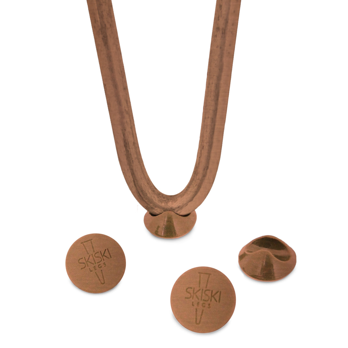 4 x 14" Hairpin Legs - 2 Prong - 12mm - Antique Copper