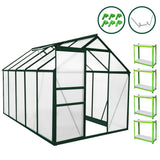 Greenhouse 6ft x 10ft (Green) & Racking