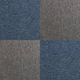 40 x Carpet Tiles 10m2 / Storm Blue & Anthracite