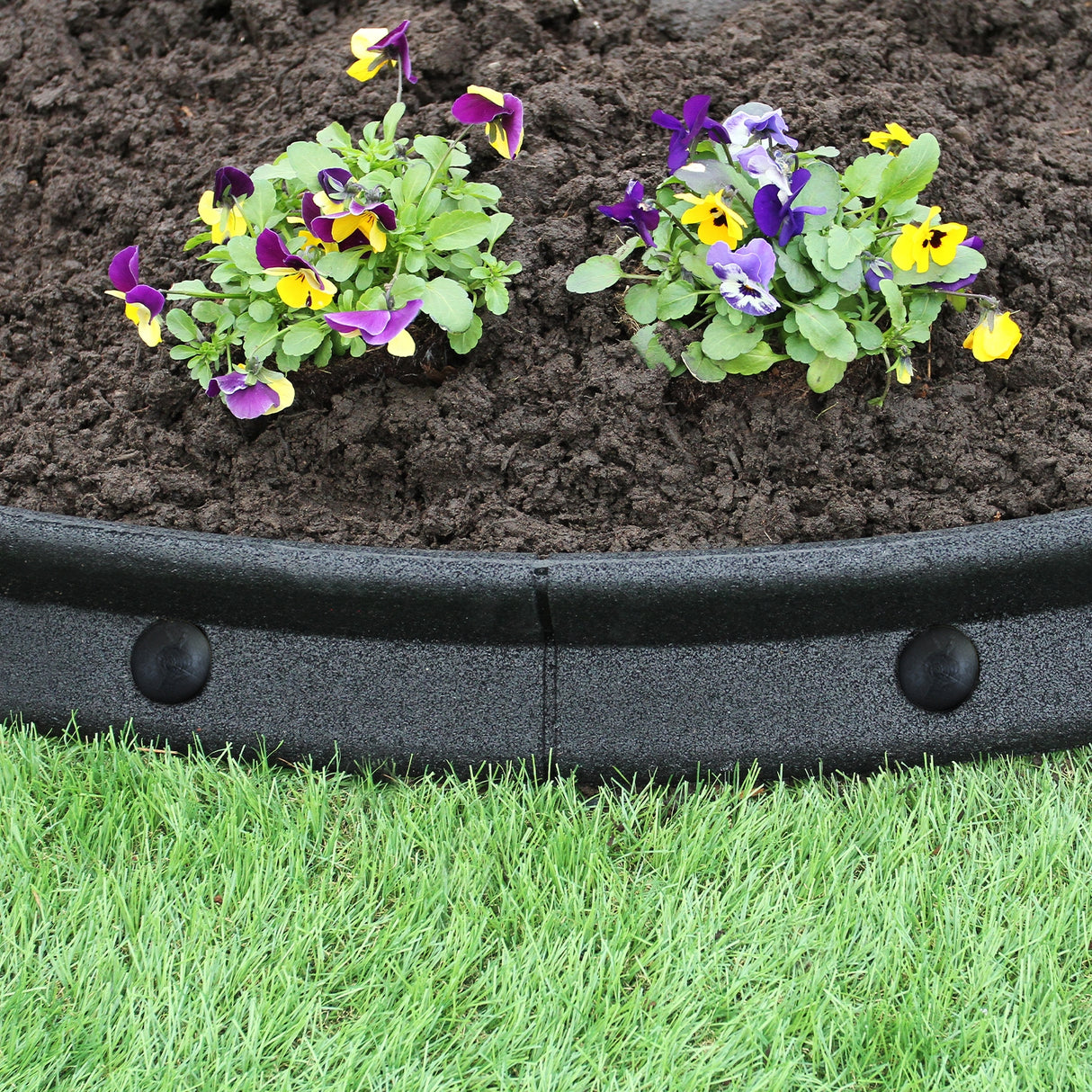 Flexible Lawn Edging Black 1.2m x 26