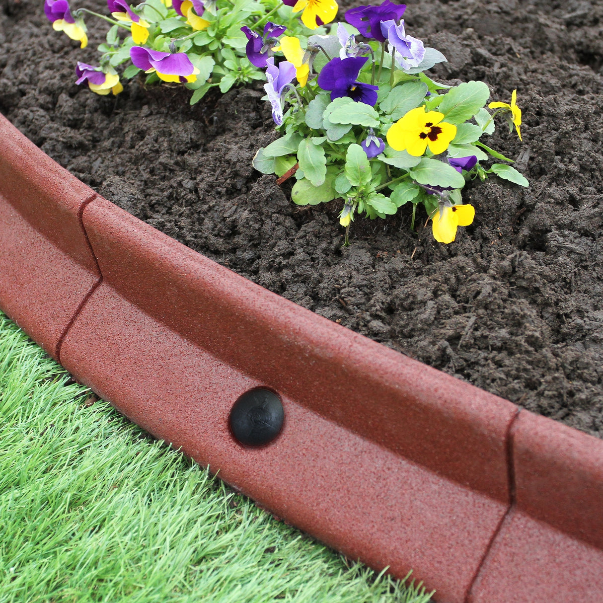 Flexible Lawn Edging Terracotta 1.2m x 50