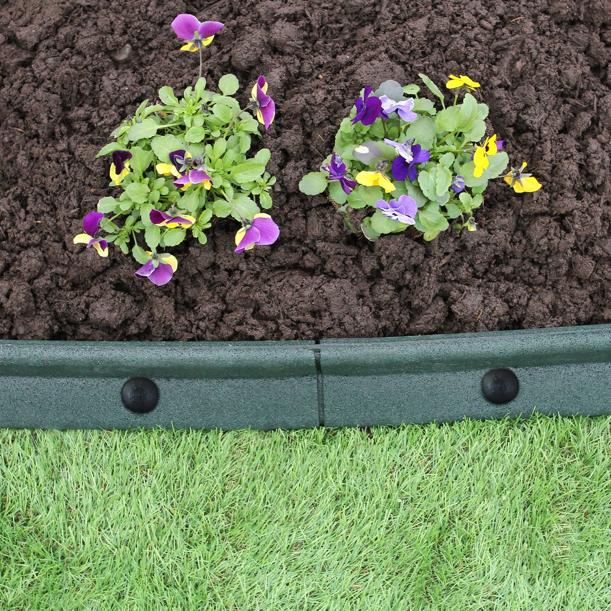 Flexible Lawn Edging Green 1.2m x 8