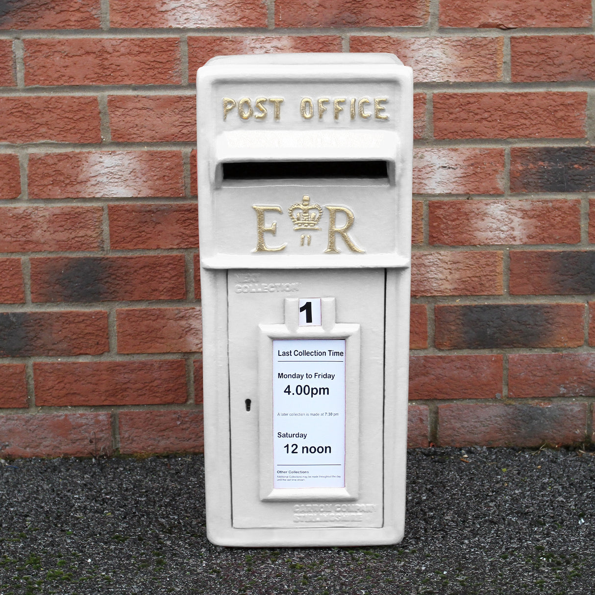 White Royal Mail Post Box