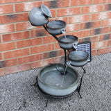 Grey 4 Tier Spilling Bowls Water Feature