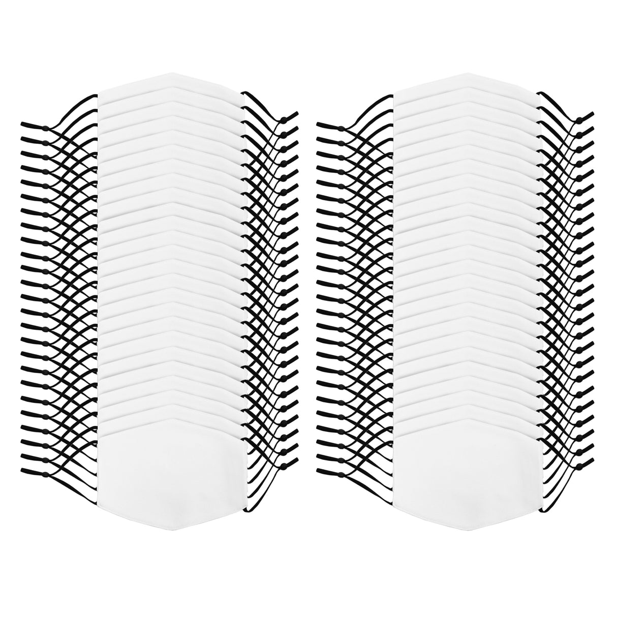 Large Face Masks Sublimation Blanks / 50 Pack