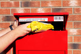 Red Parcel Post Box