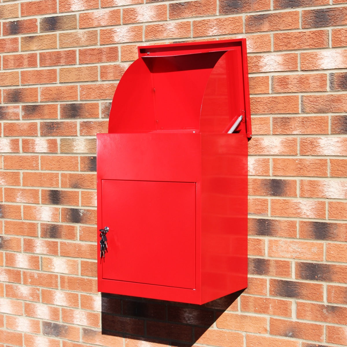 Red Parcel Post Box