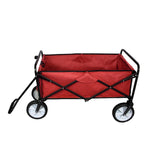 Foldable Garden Cart Red