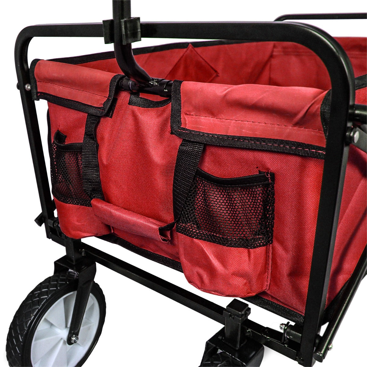 Foldable Garden Cart Red