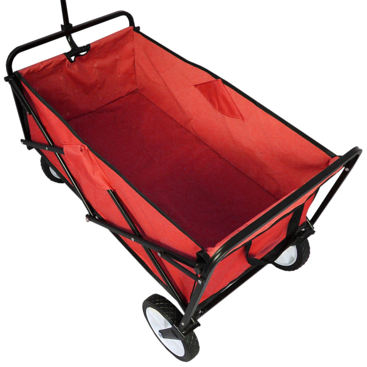 Foldable Garden Cart Red