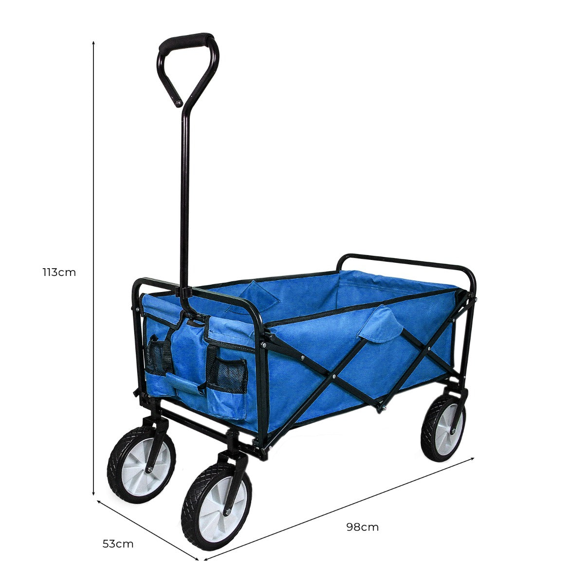 Foldable Garden Cart - Blue