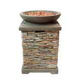 Stone Gas Fire Pit Heater