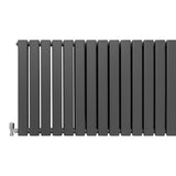 Designer Flat Panel Radiators Anthracite Grey 600mm x 1400mm