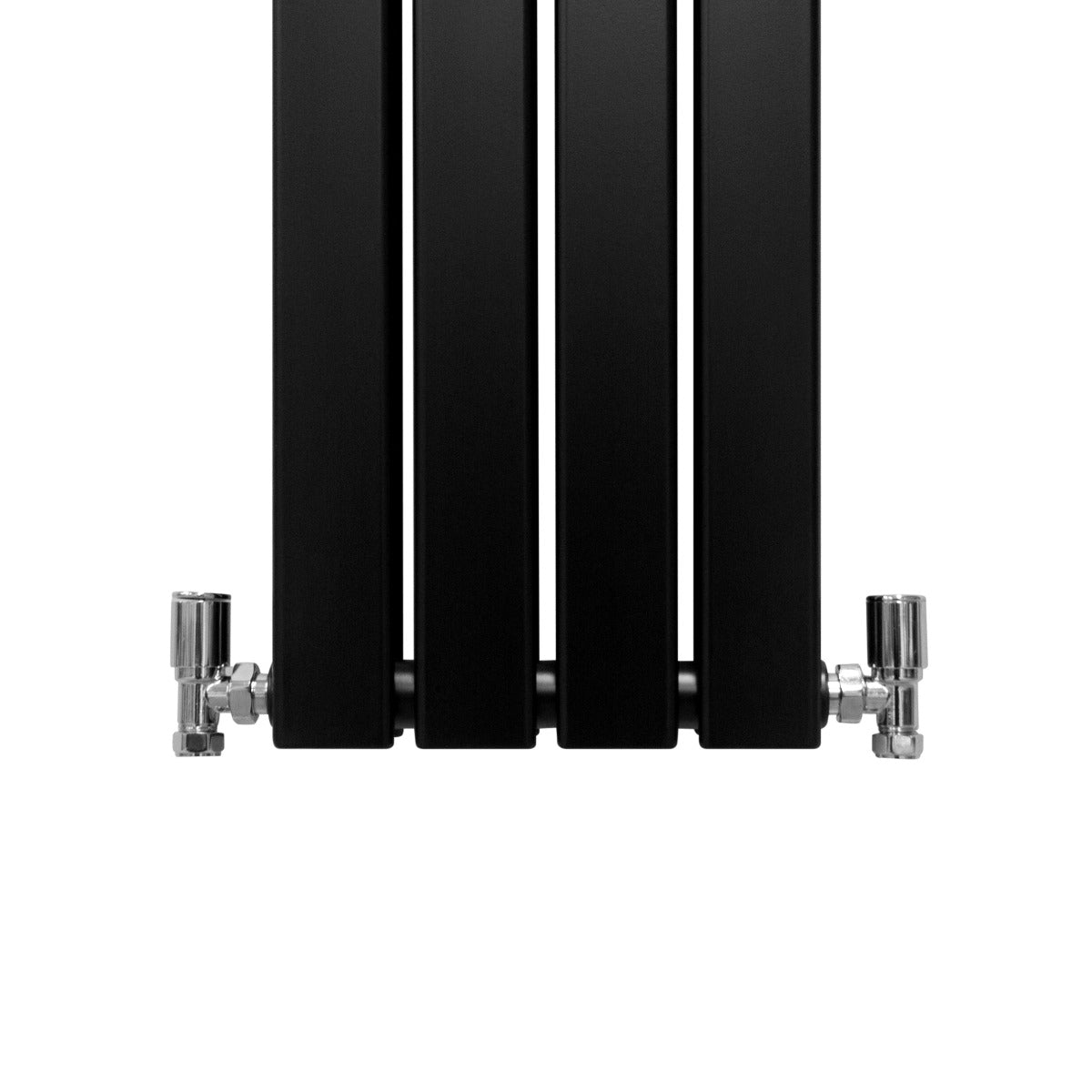 Designer Flat Panel Radiators Matt Black 1600mm x 280mm