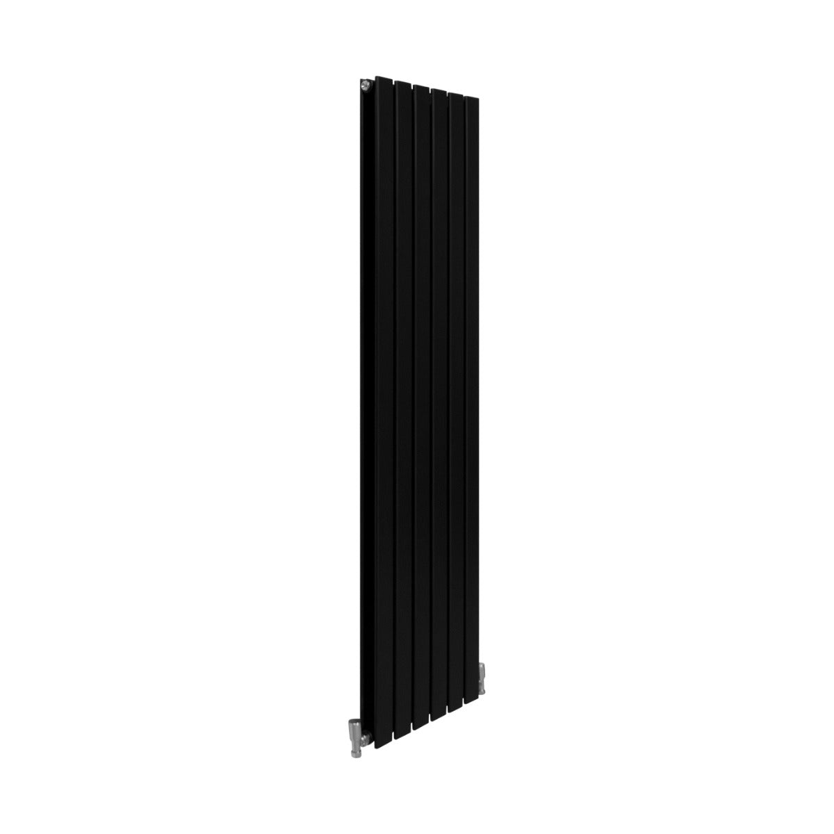 Designer Flat Panel Radiators Matt Black 1600mm x 420mm