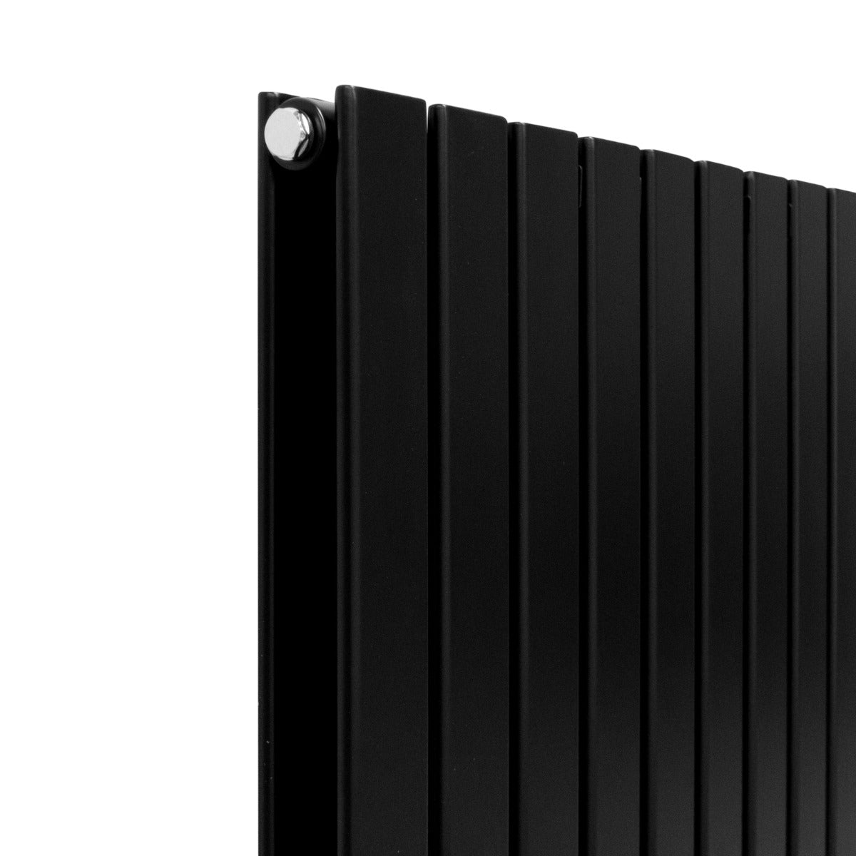 Designer Flat Panel Radiators Matt Black 1600mm x 700mm