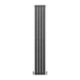 Designer Flat Panel Radiators Anthracite Grey 1800mm x 280mm