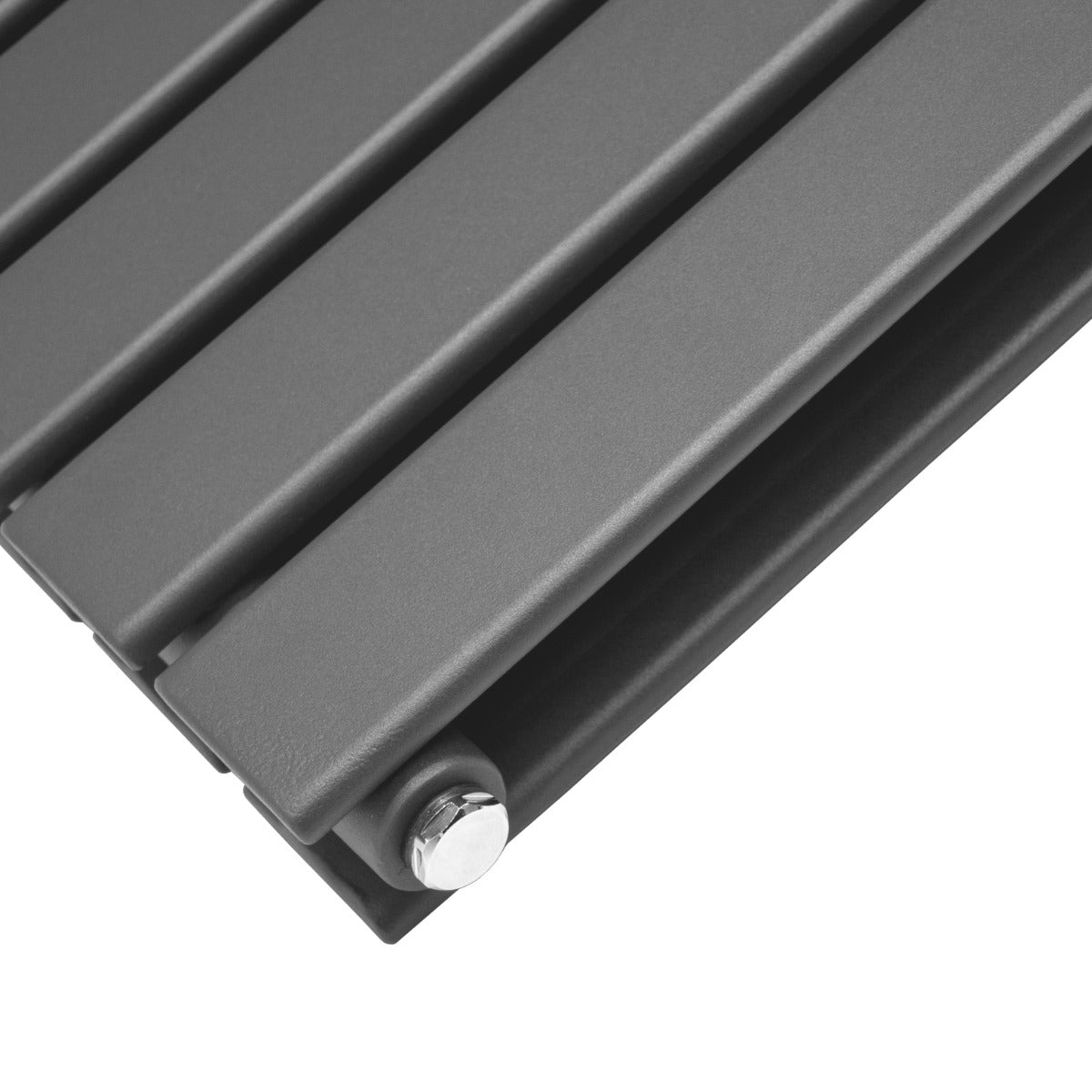 Designer Flat Panel Radiators Anthracite Grey 1800mm x 280mm