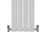 Designer Flat Panel Radiators Gloss White 1800mm x 280mm