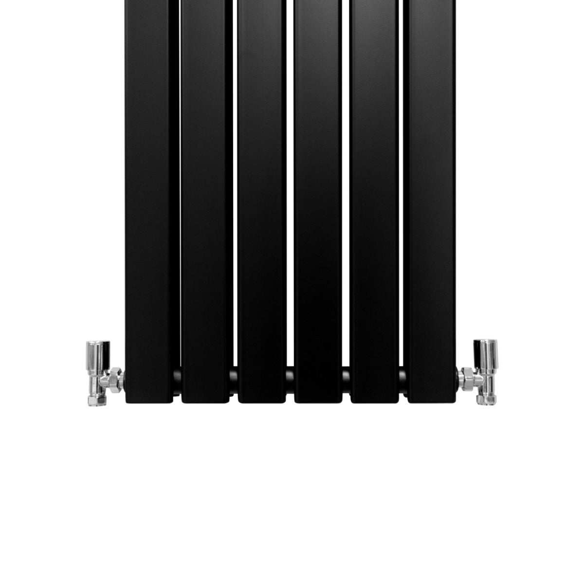 Designer Flat Panel Radiators Matt Black 1800mm x 420mm