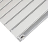 Designer Flat Panel Radiators Gloss White 1800mm x 560mm