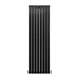 Designer Flat Panel Radiators Matt Black 1800mm x 560mm