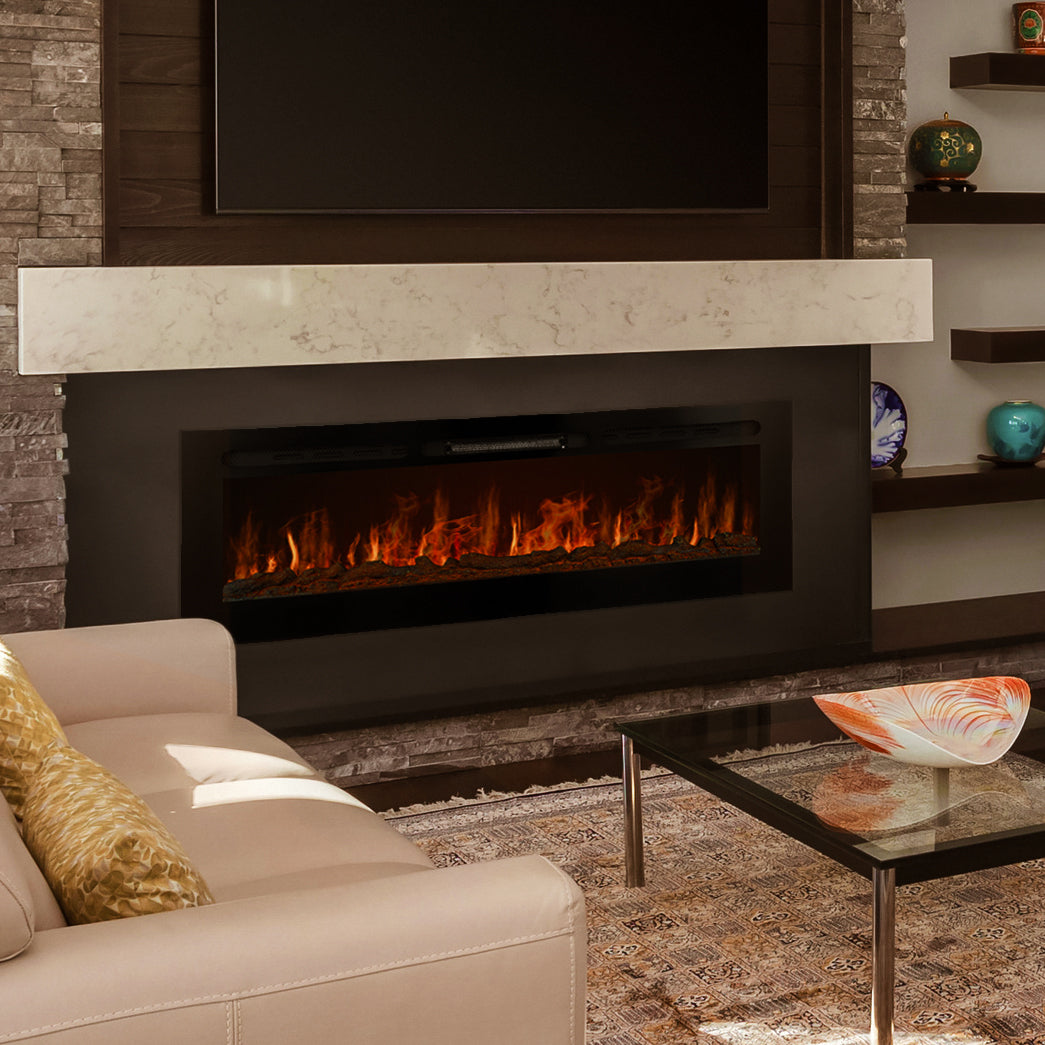 Electric Inset Fireplace 60”