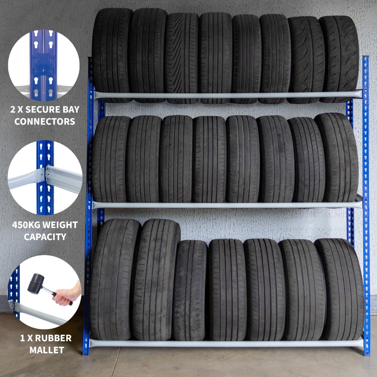 T-Rax Tyre Racking Bay