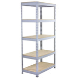 3 x Q-Rax Metal Racking Units 90 x 50 x 180cm Grey