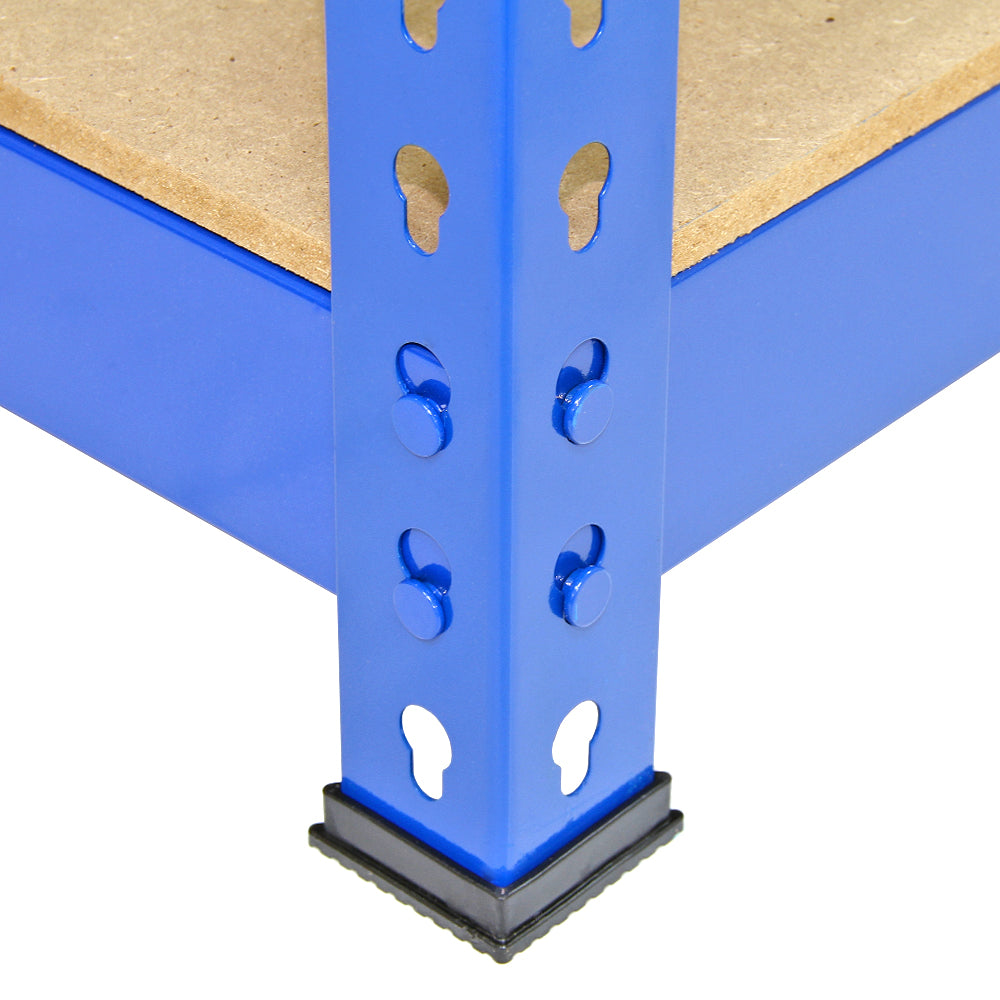 3 x Q-Rax Metal Racking Units 90 x 50 x 180cm Blue