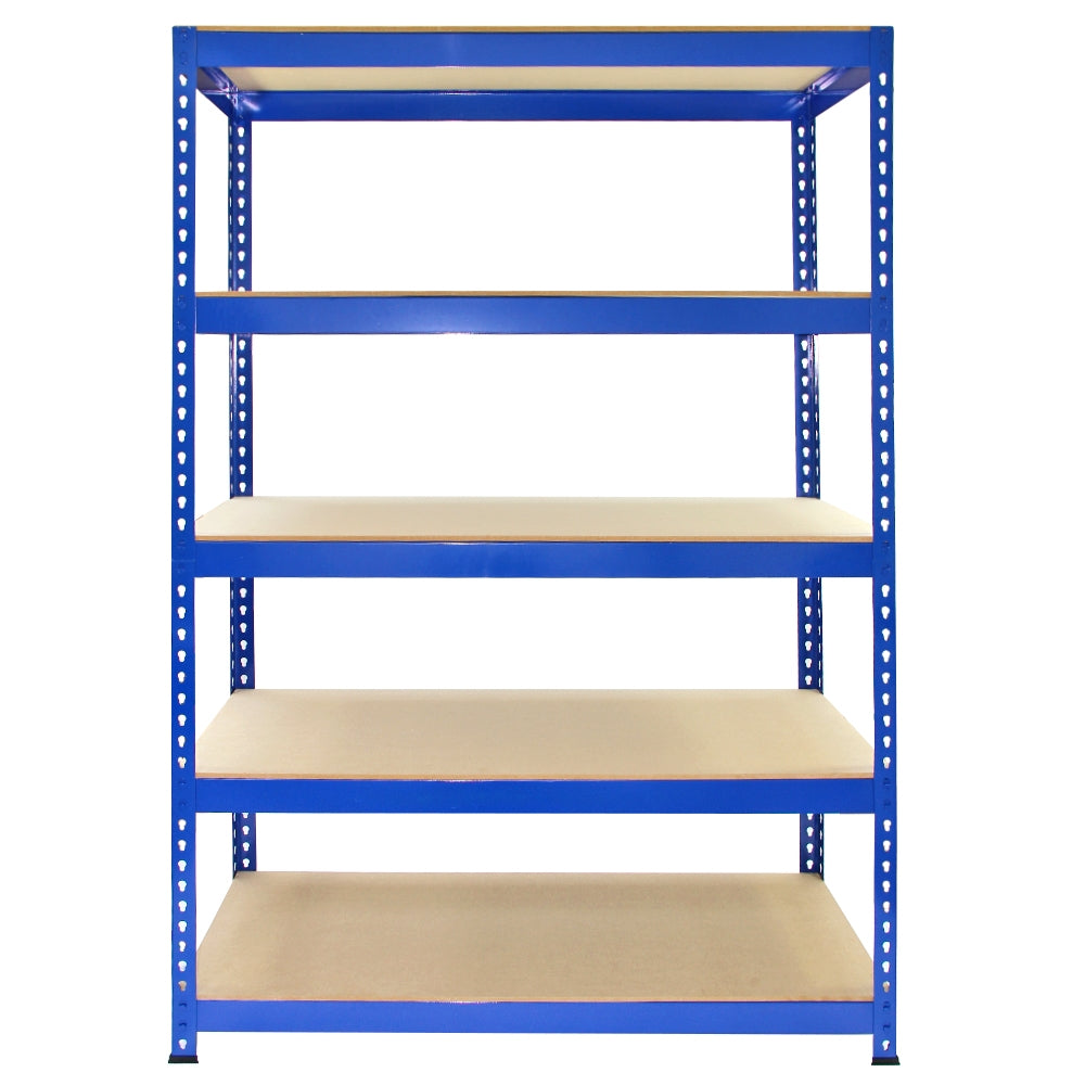 3 x Q-Rax Blue 120 x 50 x 180cm & 2 x Racking Blue 90 x 50 x 180cm